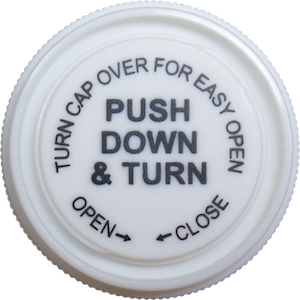 ZAP Pure Child-Proof Safety Cap